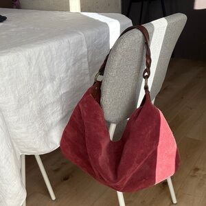 VINTAGE (2003) GAP burgundy bag